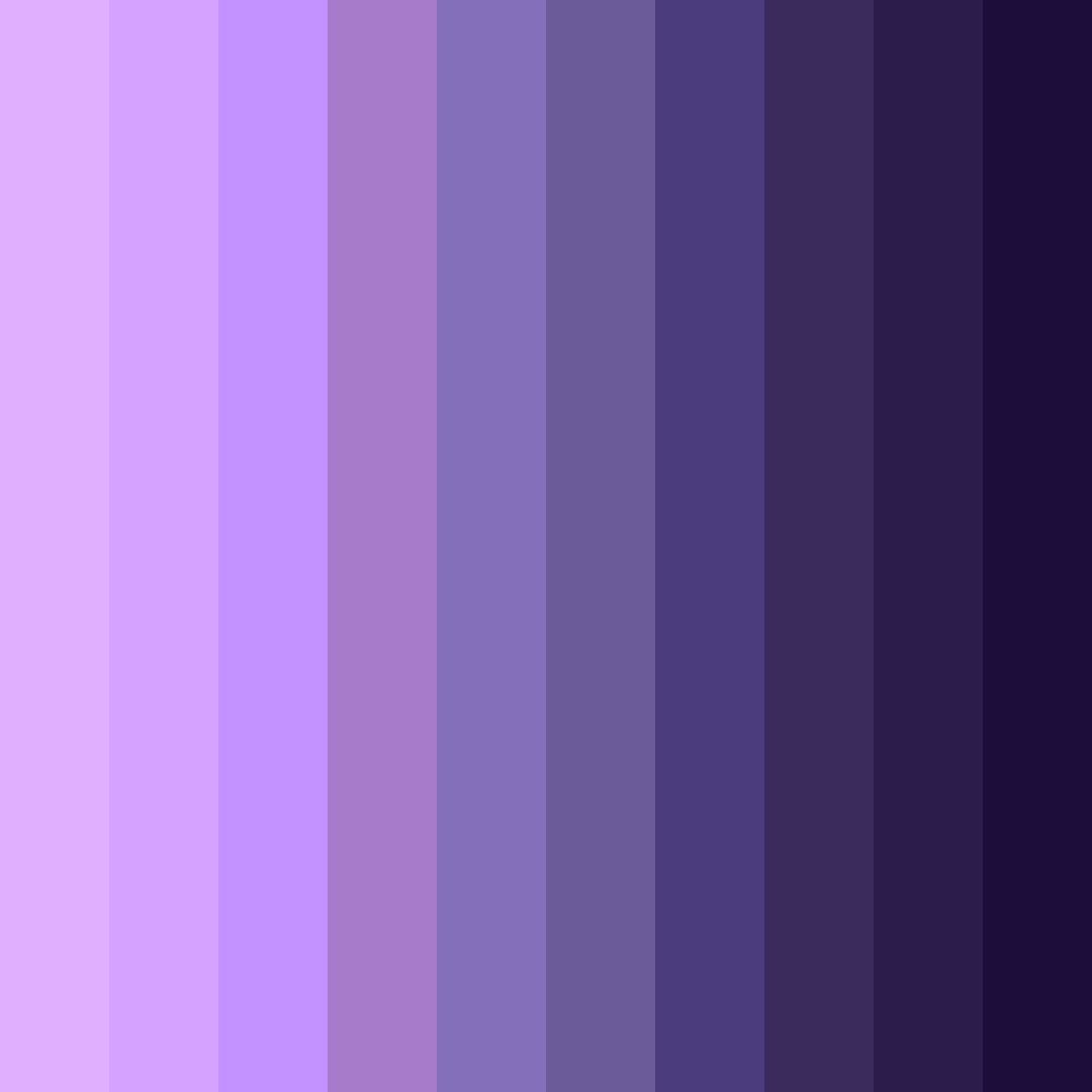 Download enchanted dreams color palette PNG image (square)