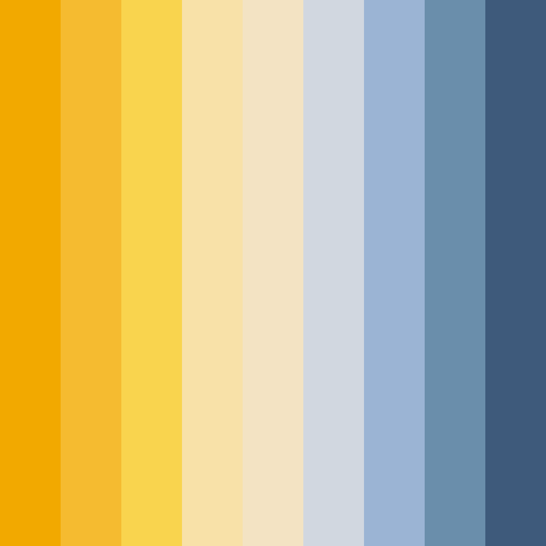 Download golden horizon color palette PNG image (square)