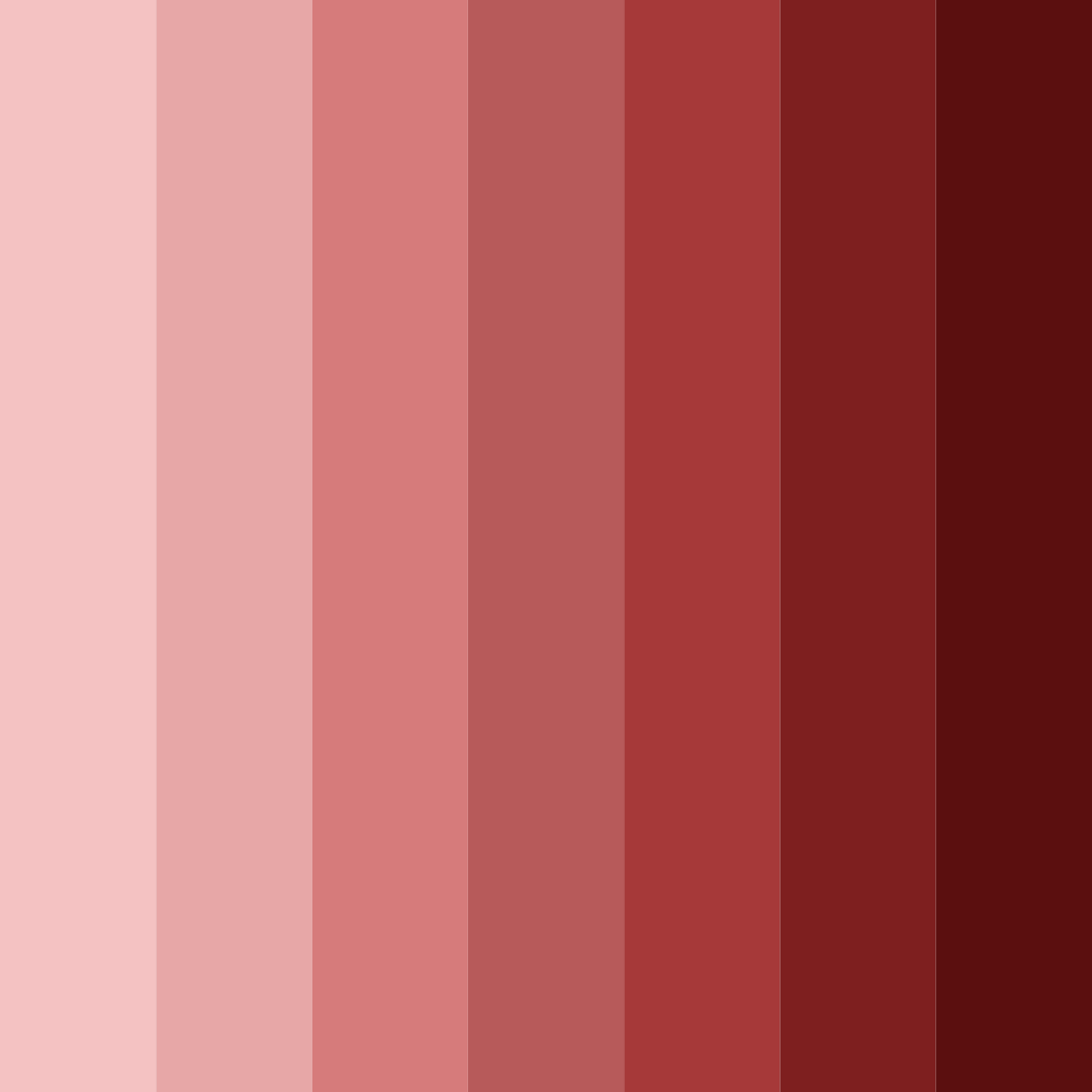 Download indian red shades color palette PNG image (square)