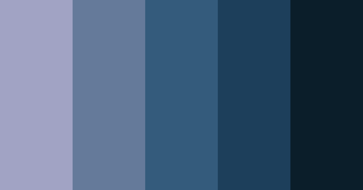 Download twilight depths color palette PNG image (landscape)