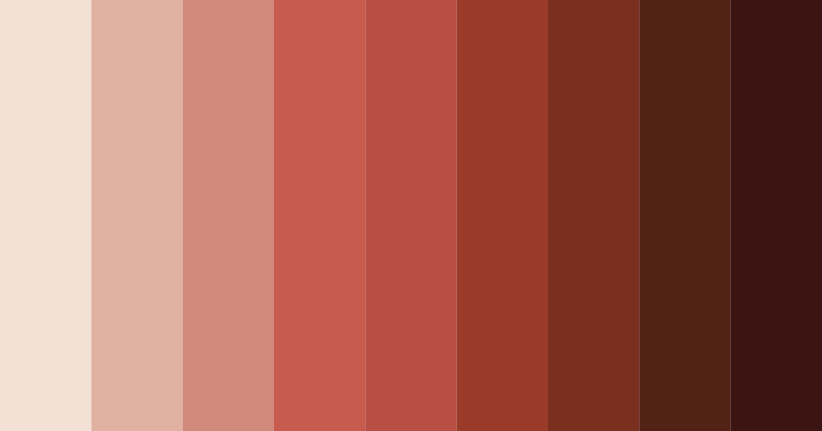 Download chestnut shades color palette PNG image (landscape)