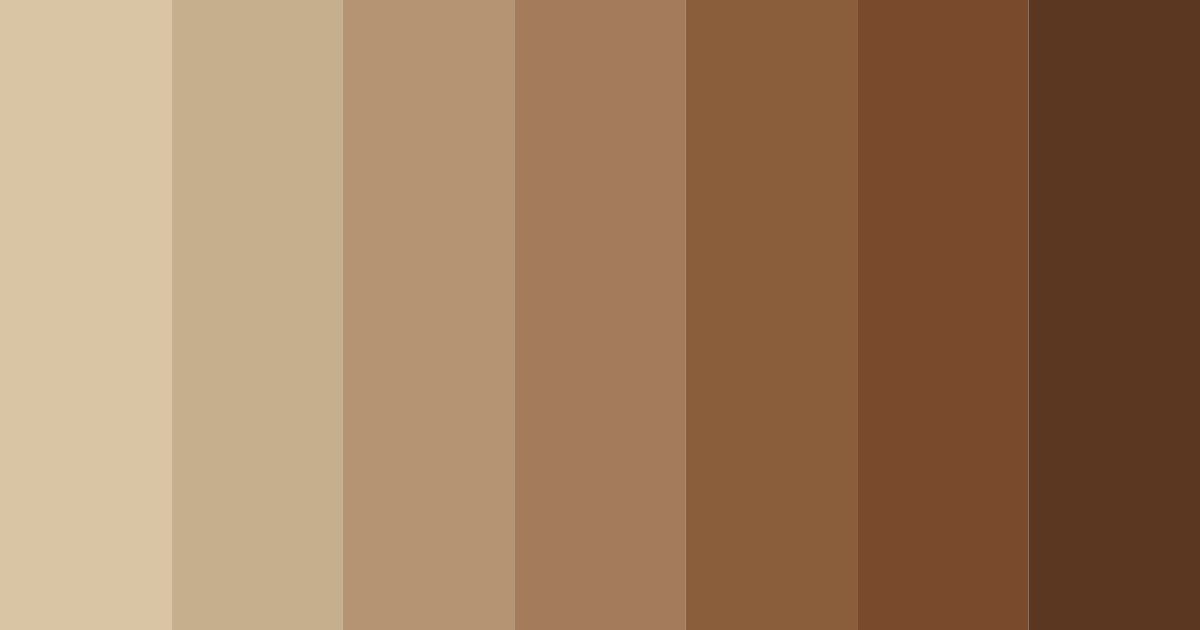 Download brown nut color palette PNG image (landscape)