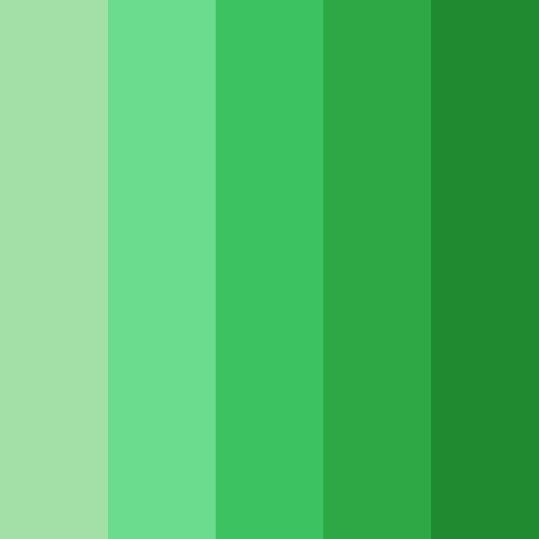 Download green parrot color palette PNG image (square)