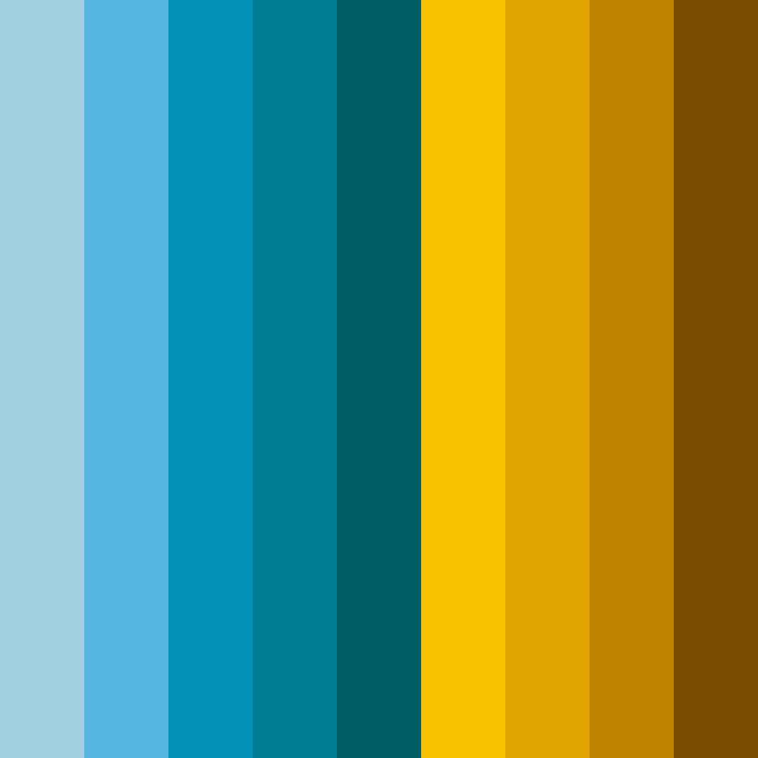 Download tropical plumage color palette PNG image (square)