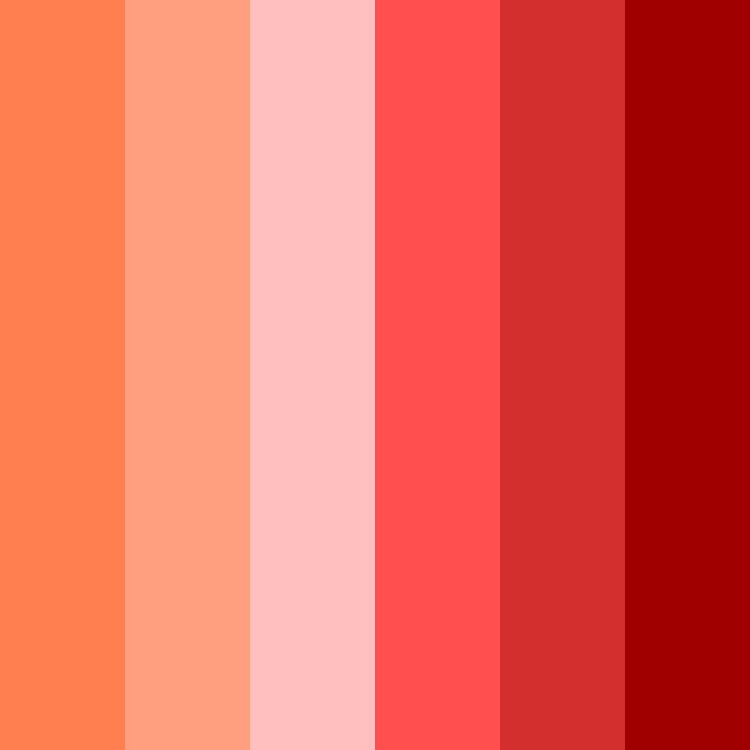 Download coral reverie color palette PNG image (square)