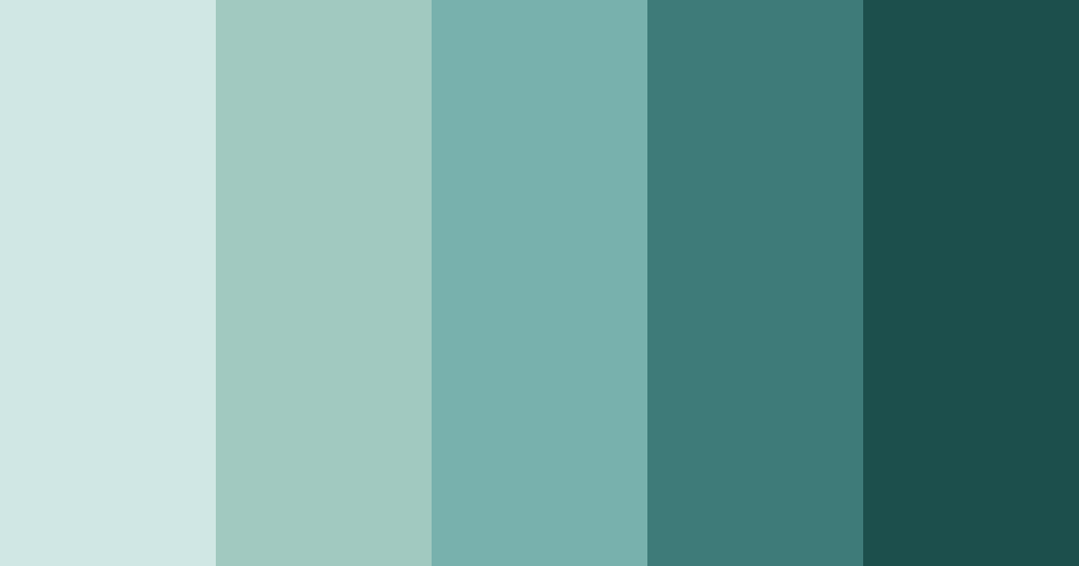 Download teal cod fish color palette PNG image (landscape)