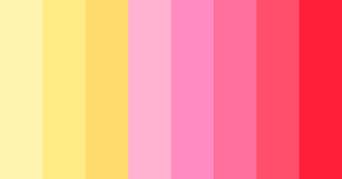 Download sunset blossom color palette PNG image (landscape)