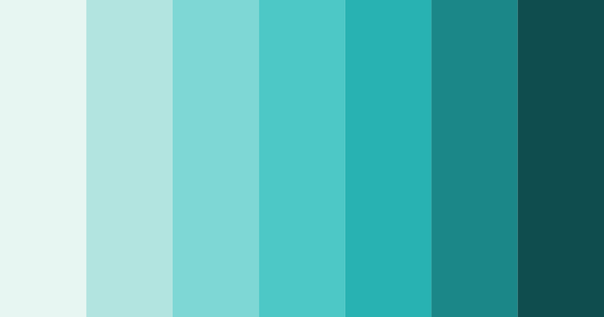 Download aqua luminescence color palette PNG image (landscape)
