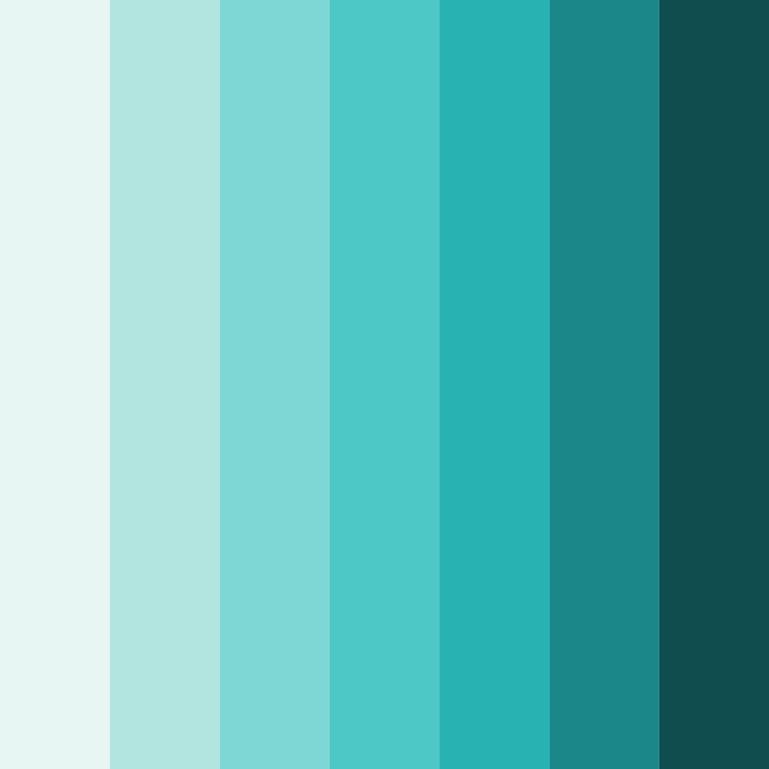 Download aqua luminescence color palette PNG image (square)