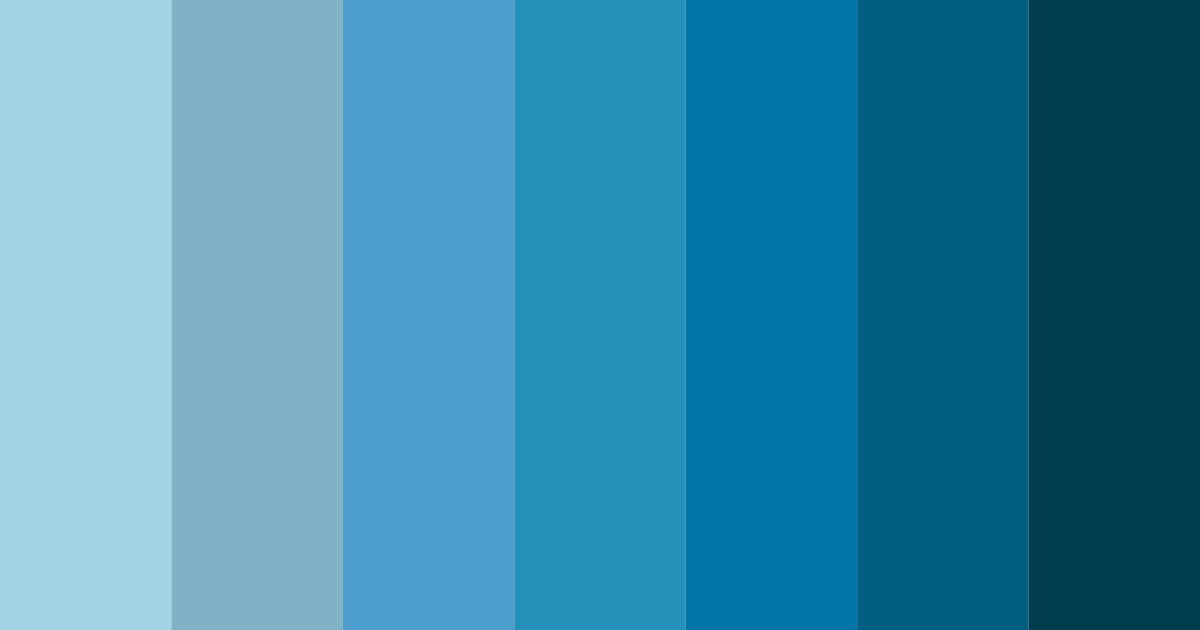 Download aquatic symphony color palette PNG image (landscape)