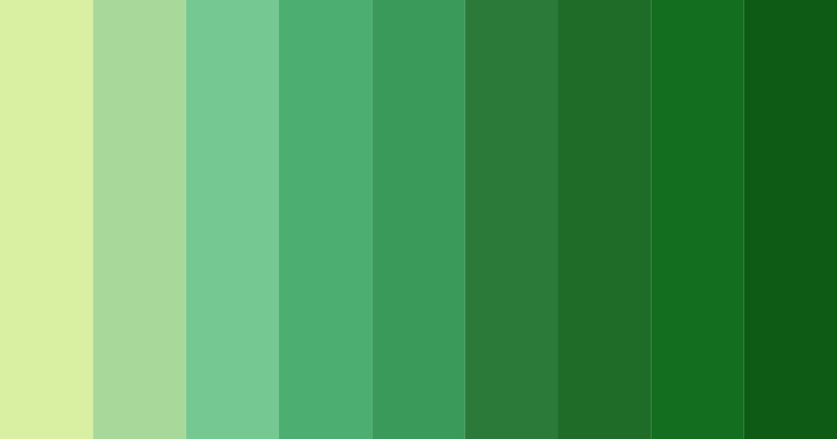 Download verdant harmony color palette PNG image (landscape)