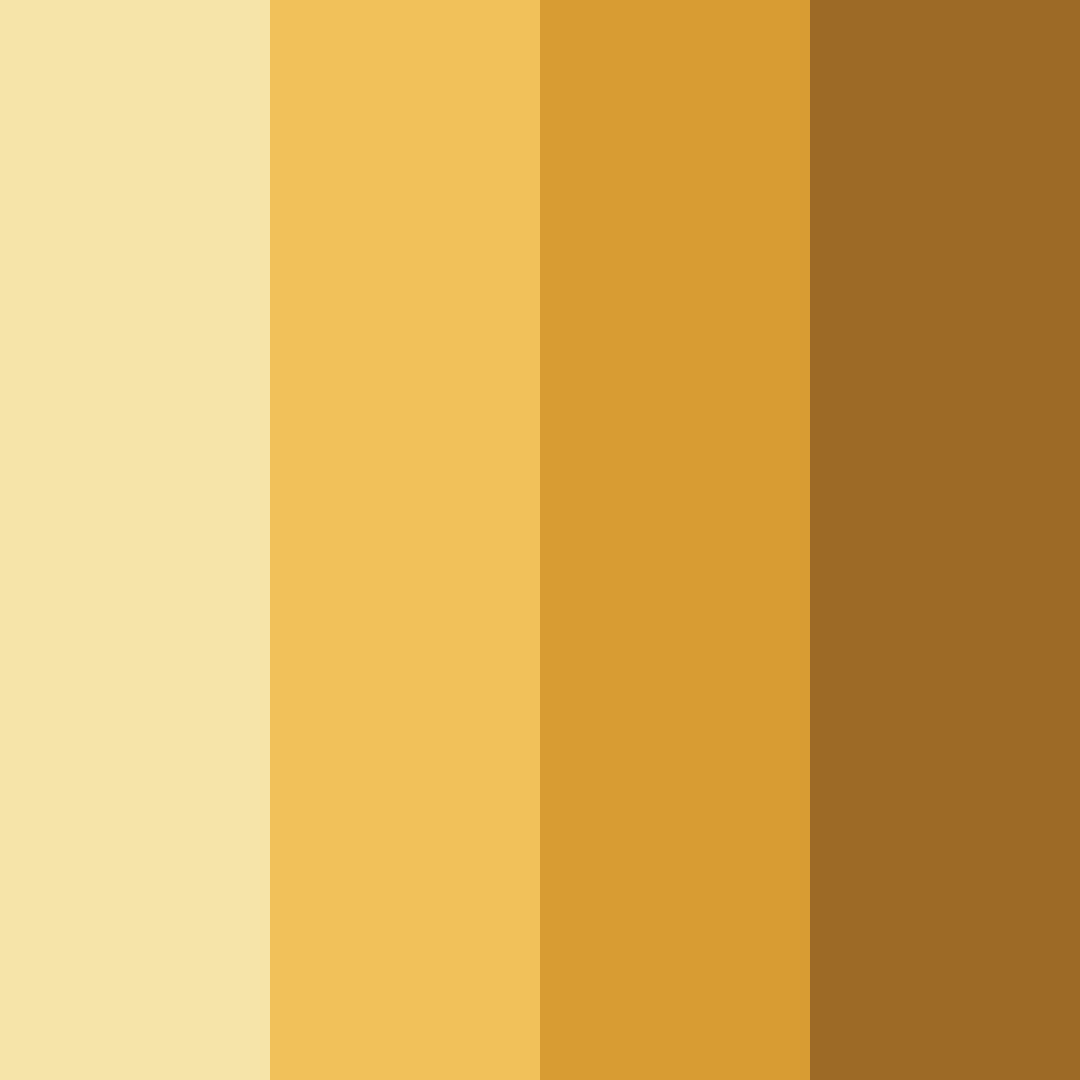 Download golden lanterns color palette PNG image (square)