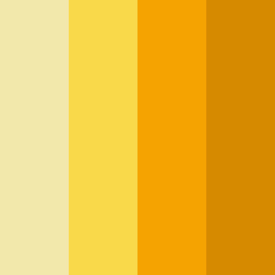 Download yellow bus color palette PNG image (square)