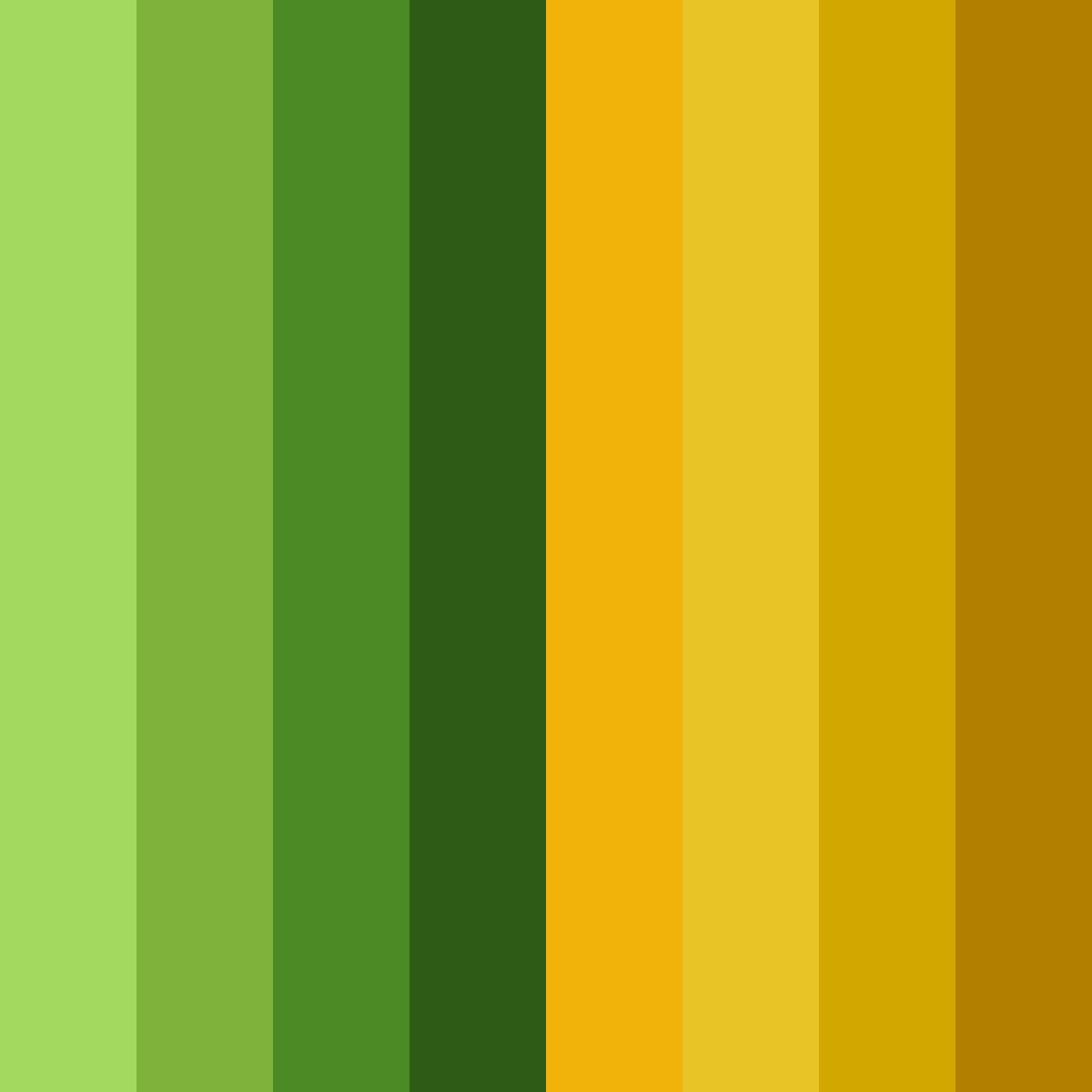 Download jungle jewel tones color palette PNG image (square)