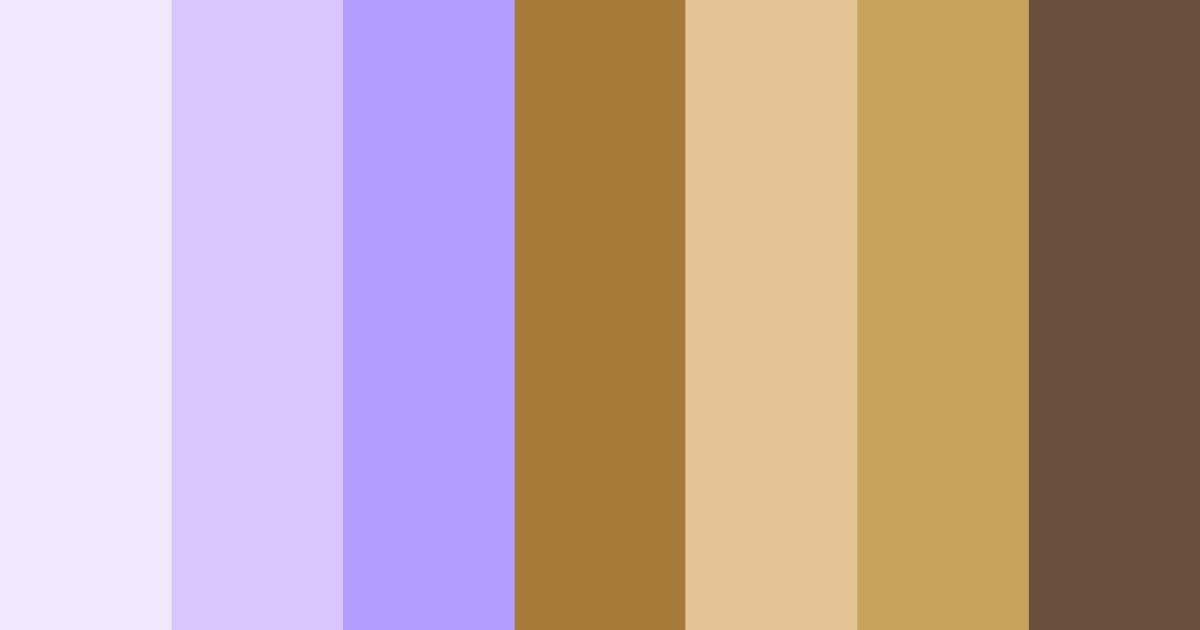 Download purple and gold dream color palette PNG image (landscape)