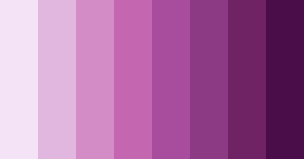 Download purple bloom color palette PNG image (landscape)