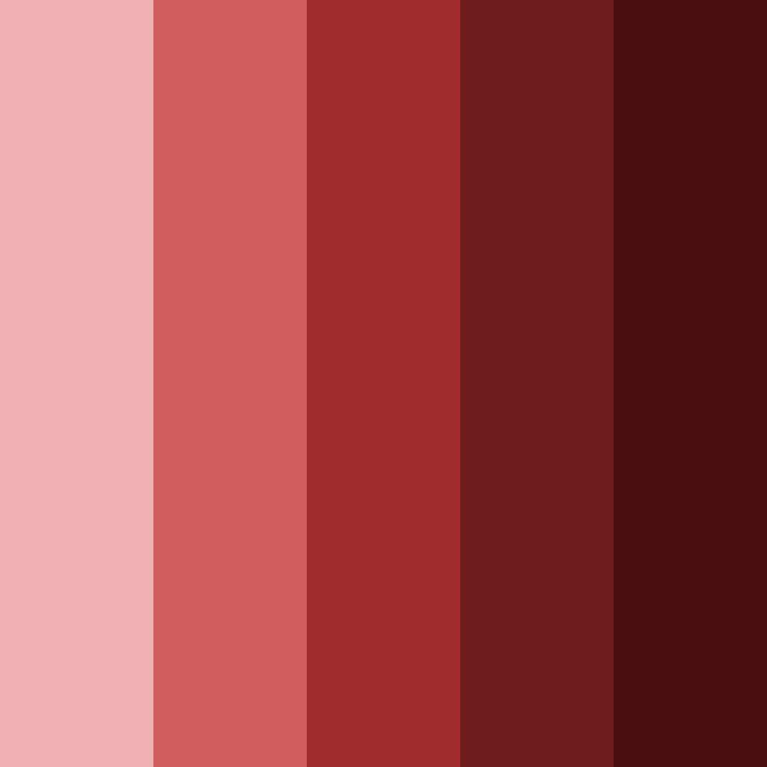 Download crimson blossoms color palette PNG image (square)