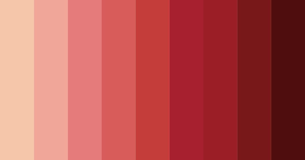 Download crimson embers color palette PNG image (landscape)
