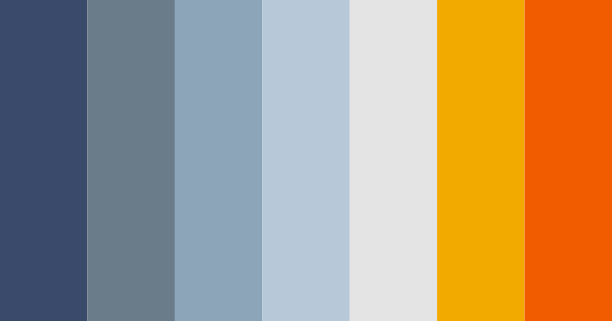 Download blue horizon color palette PNG image (landscape)