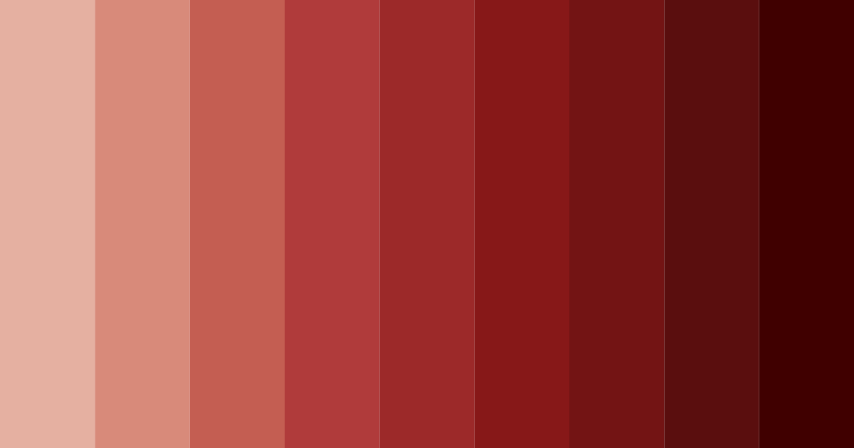 Download crimson hearth color palette PNG image (landscape)