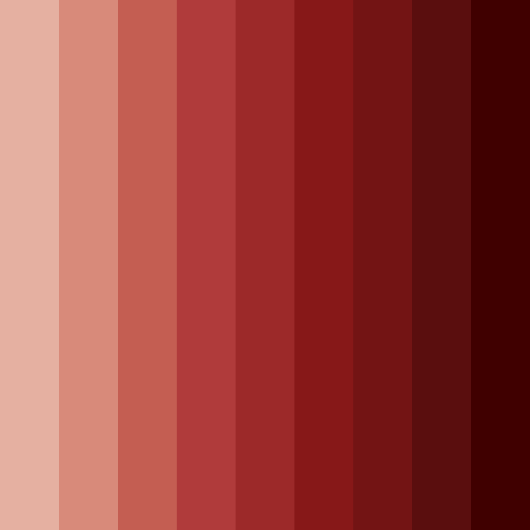 Download crimson hearth color palette PNG image (square)