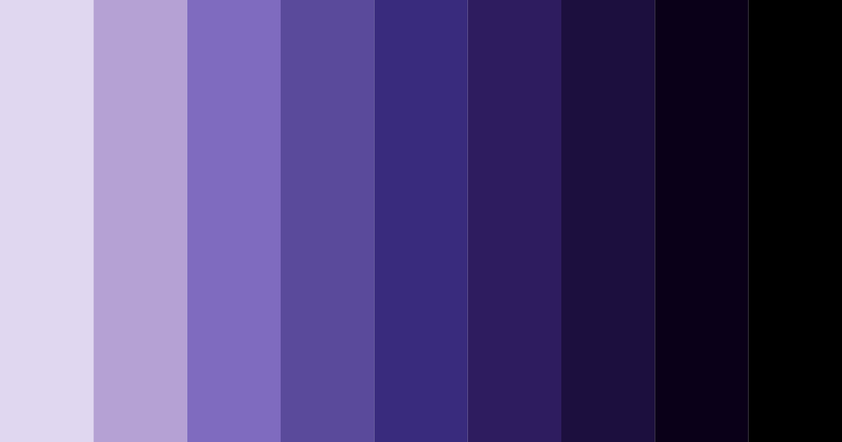 Download purple galaxy color palette PNG image (landscape)