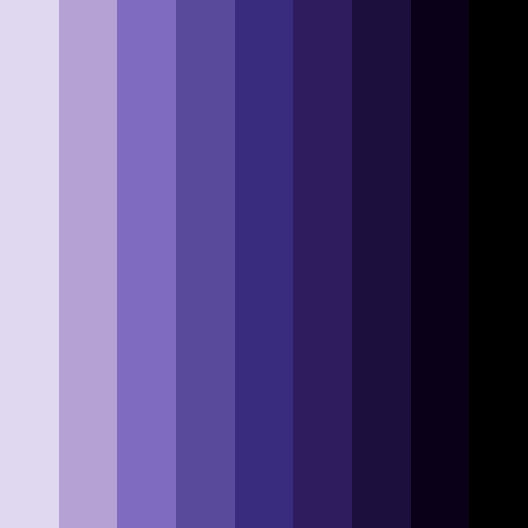 Download purple galaxy color palette PNG image (square)