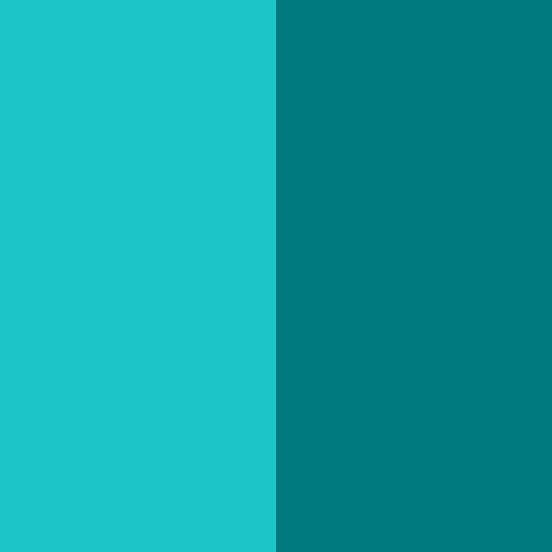 Download turquoise shades color palette PNG image (square)