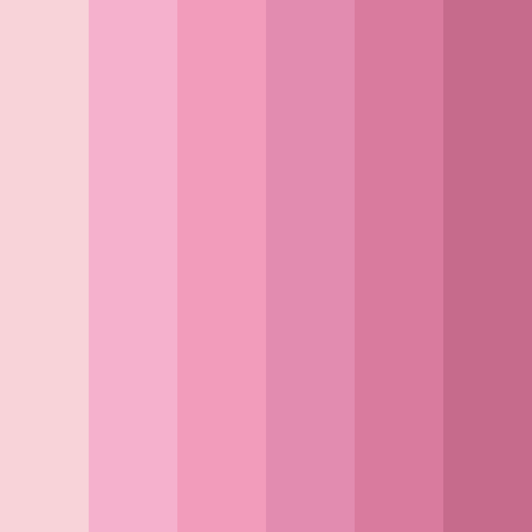 Download blushing blossoms color palette PNG image (square)