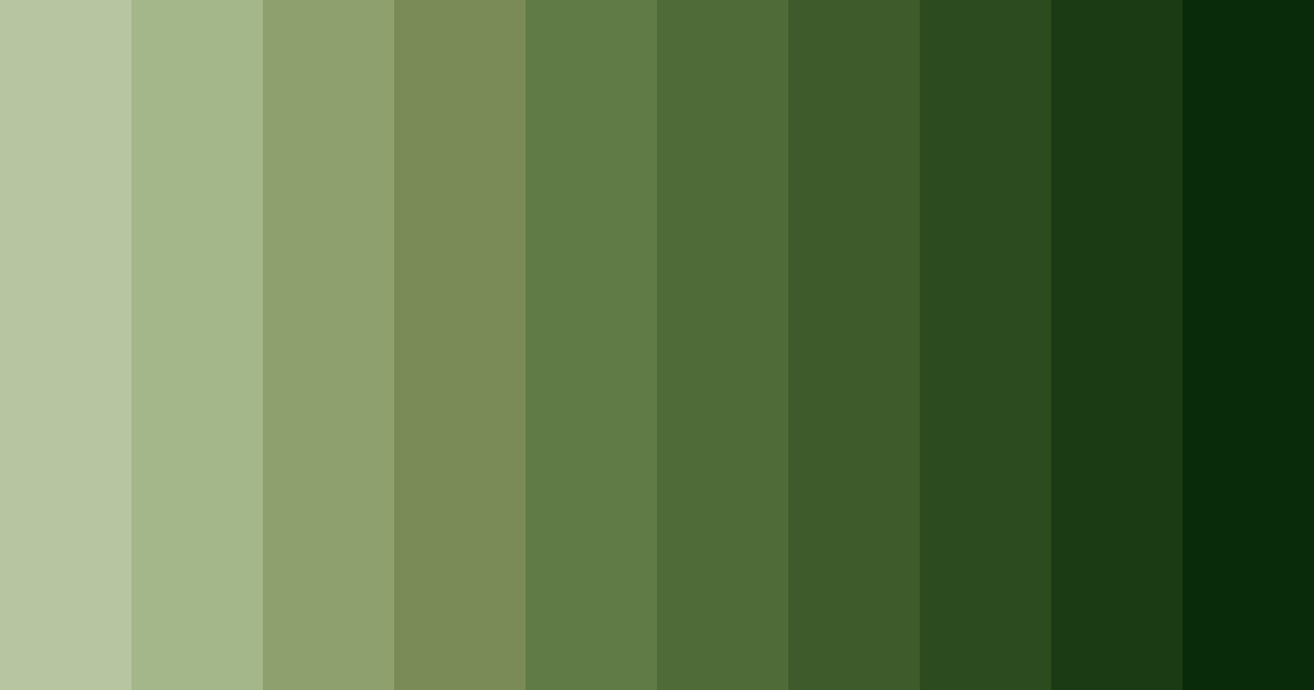 Download whispers of the forest color palette PNG image (landscape)