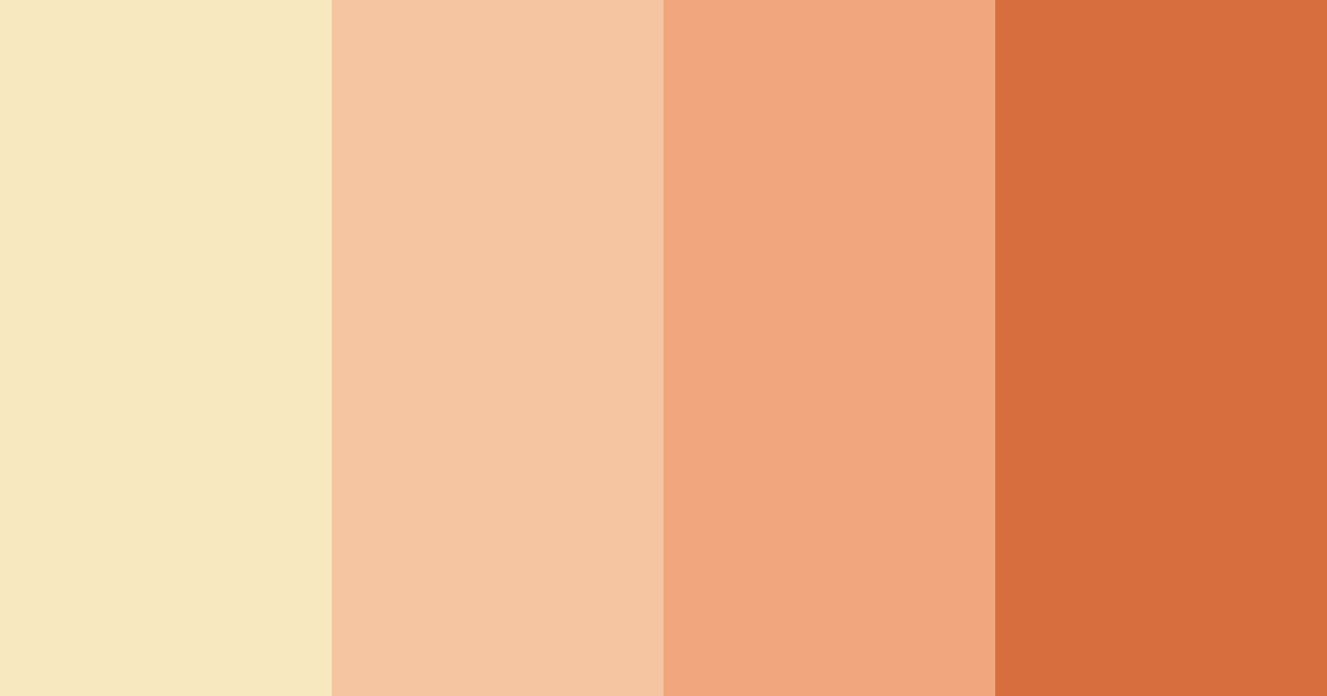 Download coconut blossom sunrise color palette PNG image (landscape)