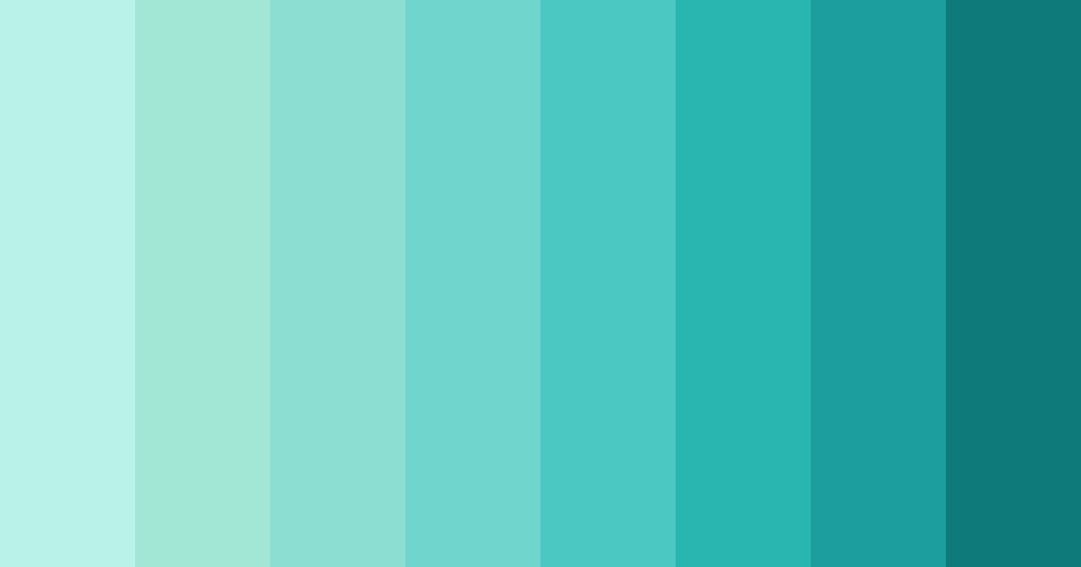 Download minty bliss color palette PNG image (landscape)