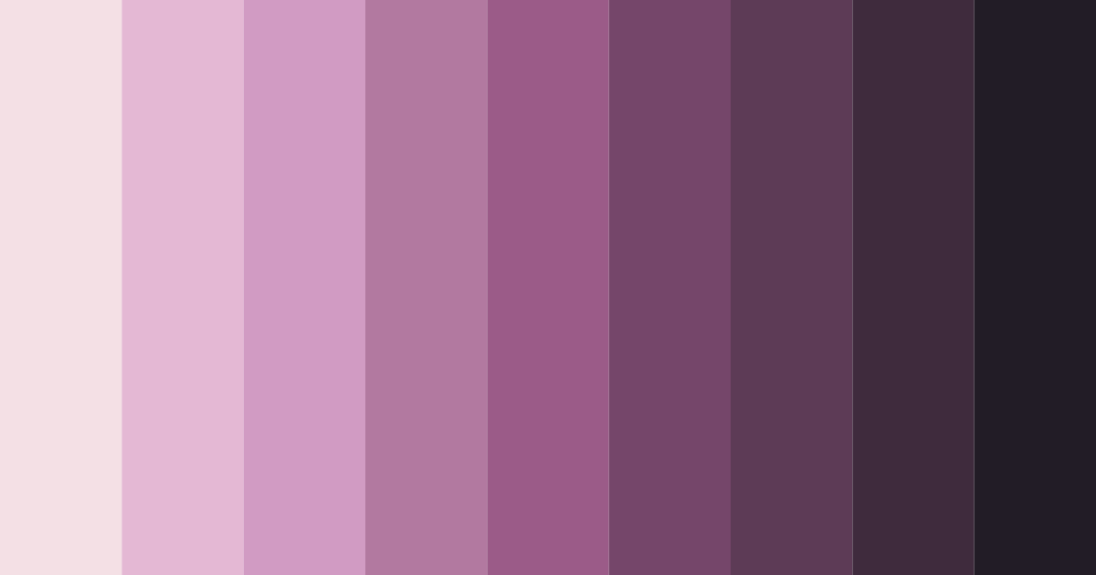Download pink taro delight color palette PNG image (landscape)