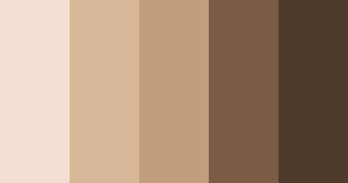 Download cocoa delight color palette PNG image (landscape)