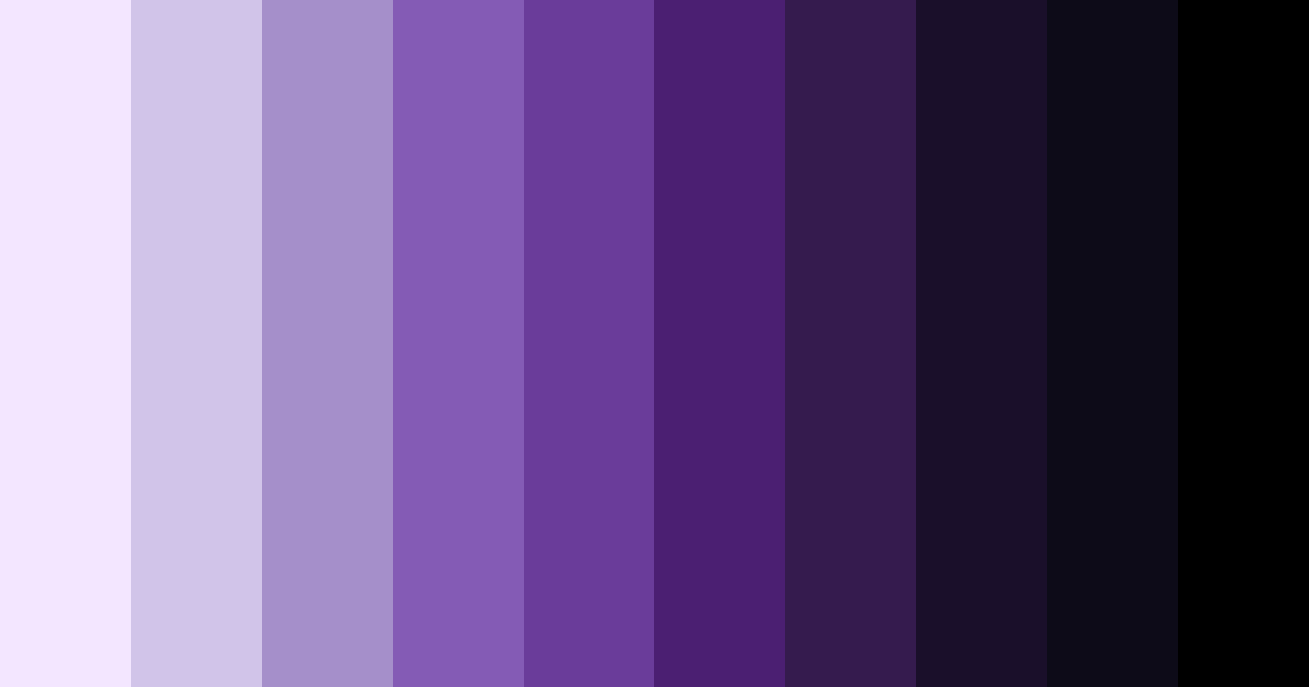 Download purple night color palette PNG image (landscape)