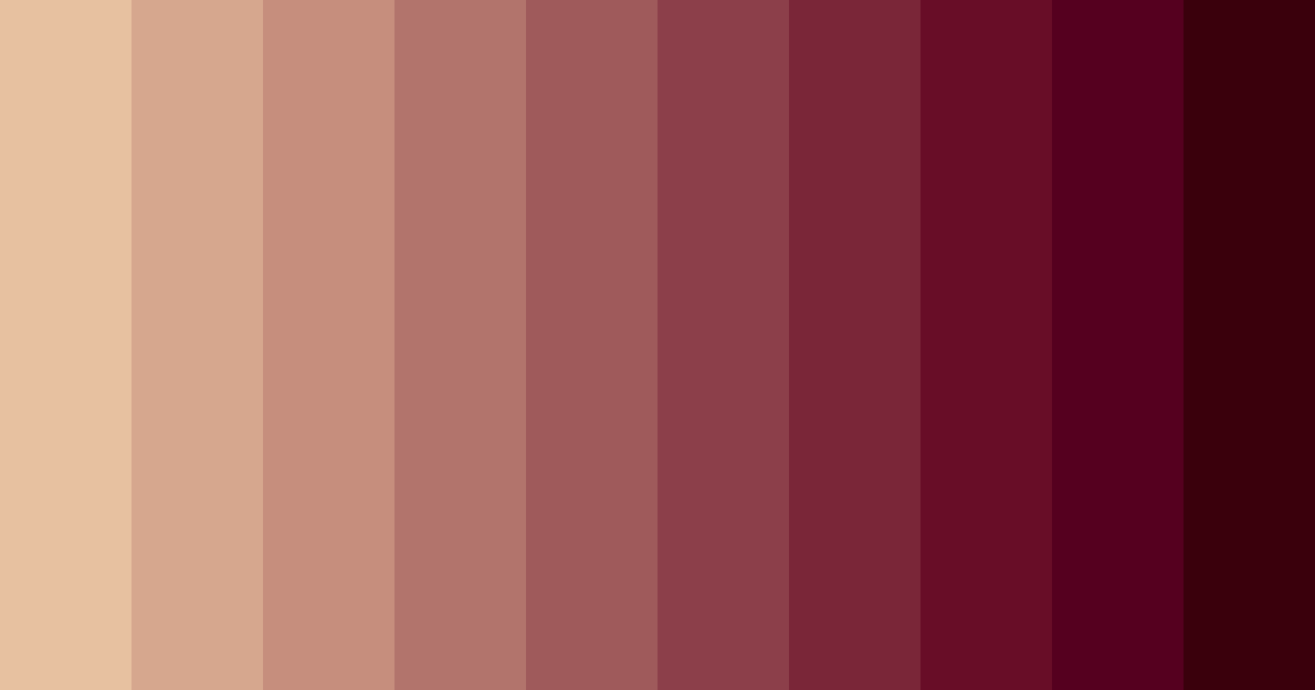 Download crimson harvest color palette PNG image (landscape)