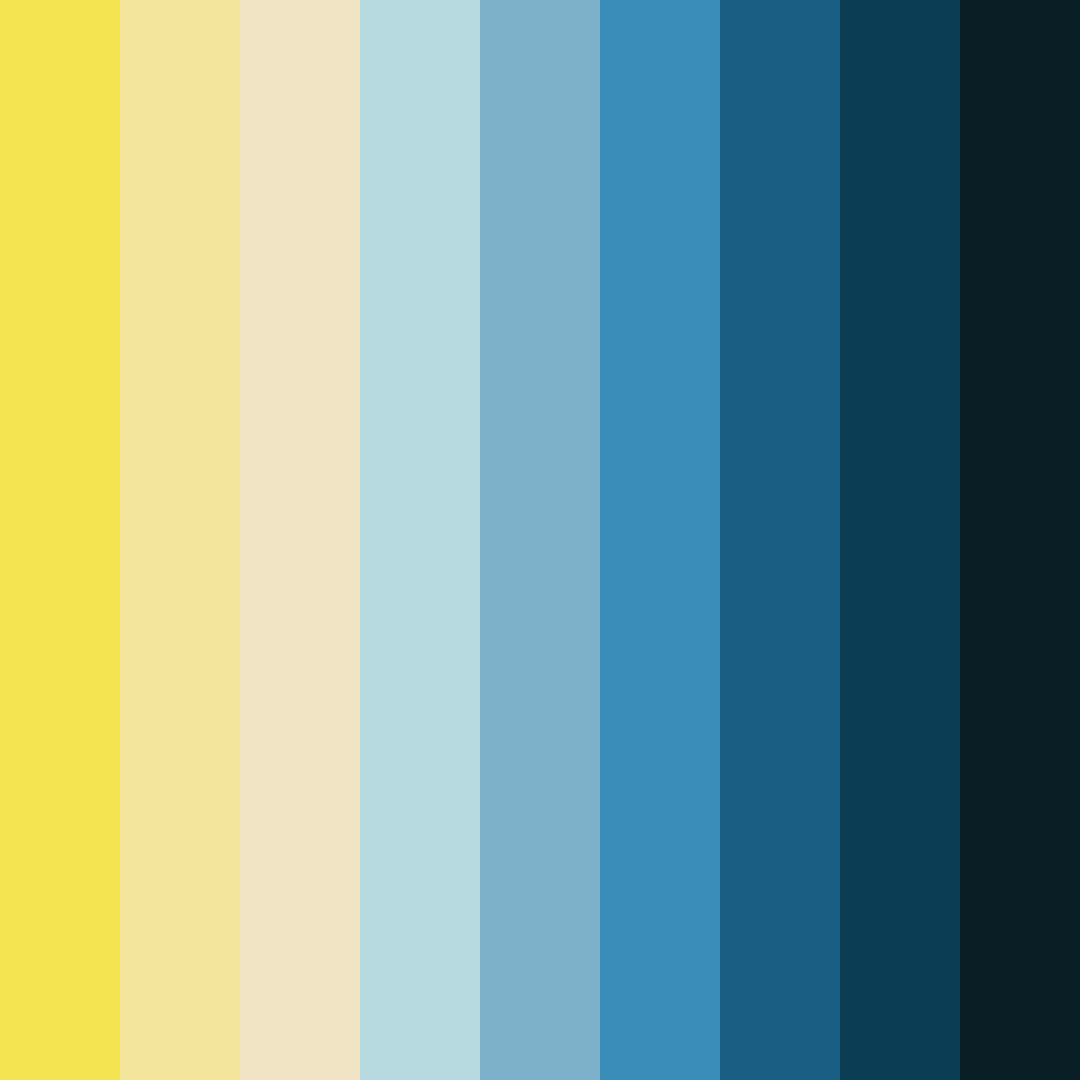 Download dawn to dusk dreams color palette PNG image (square)