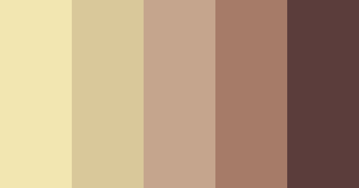 Download brown earth color palette PNG image (landscape)