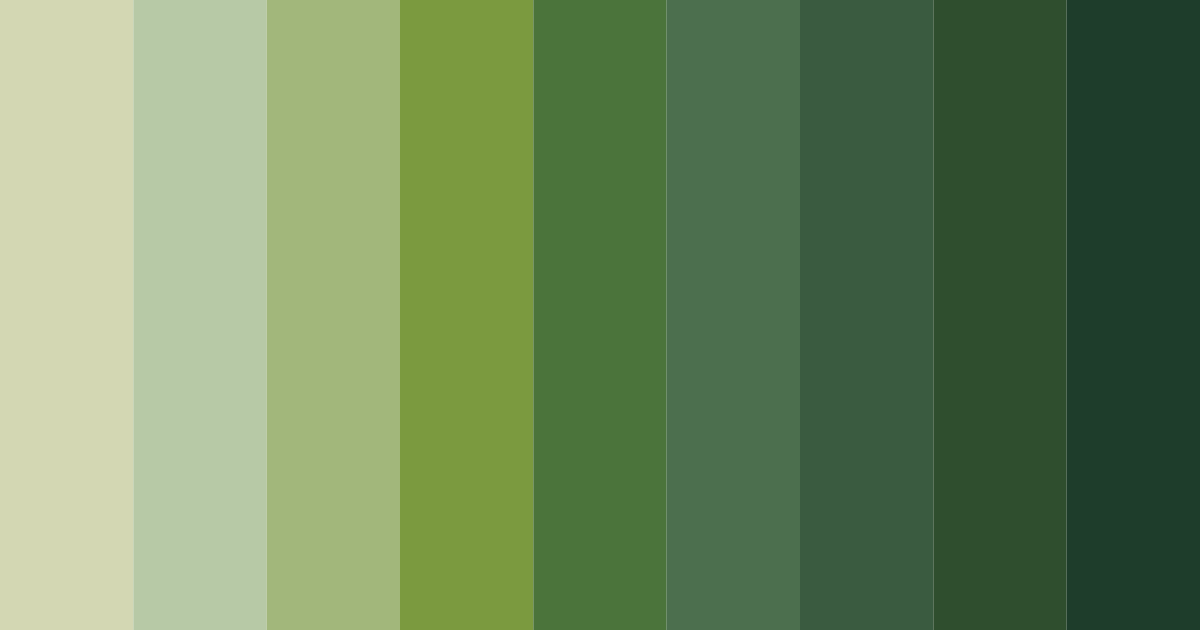 Download mossy meadow harmony color palette PNG image (landscape)