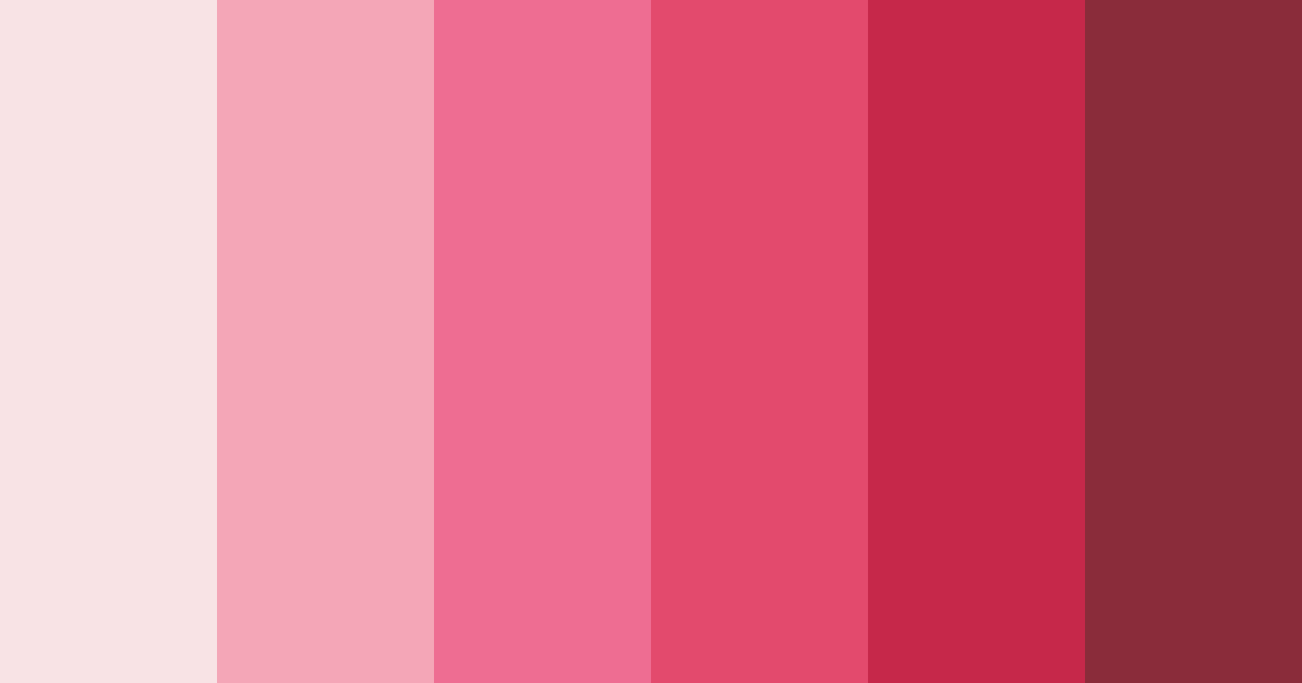 Download pink delight color palette PNG image (landscape)