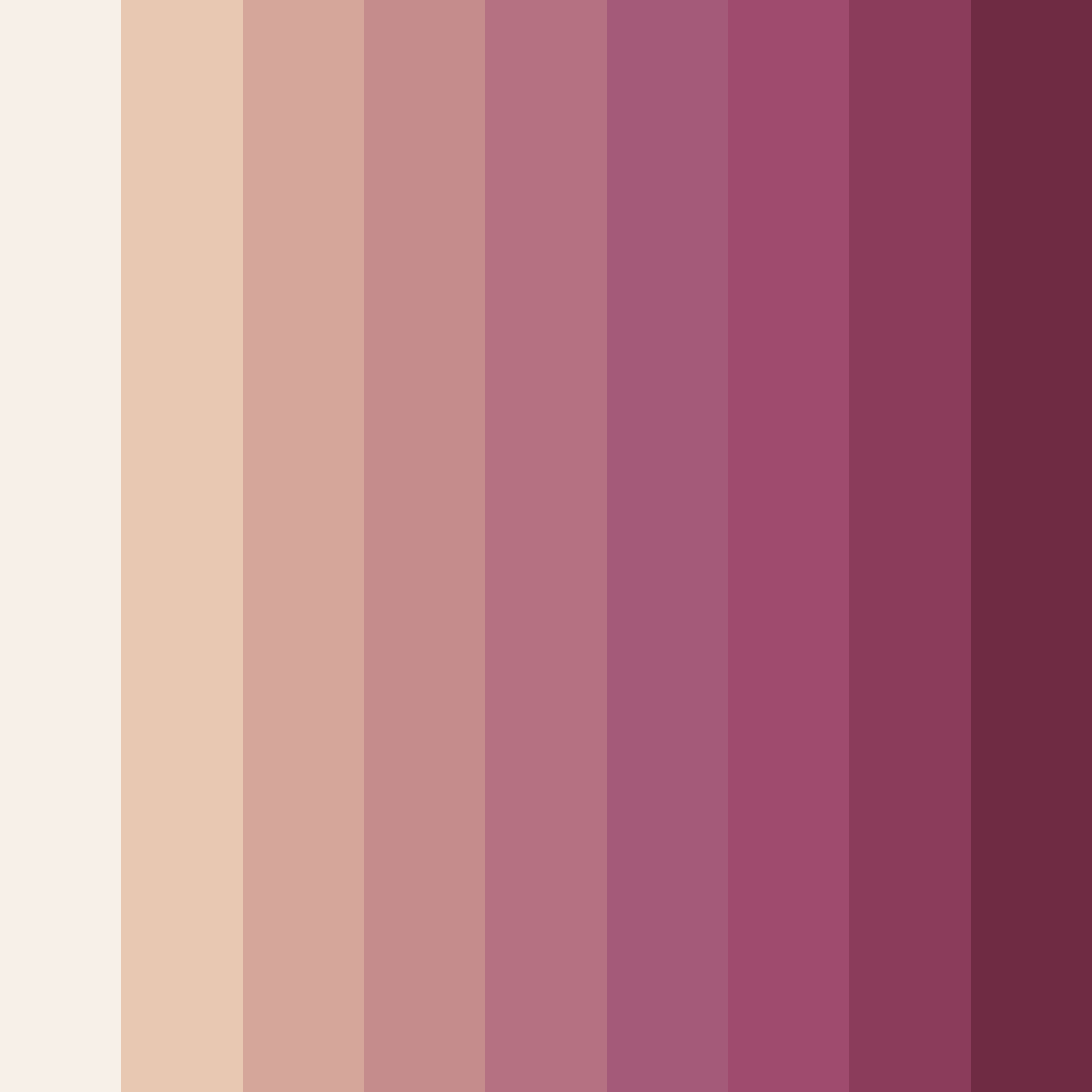 Download rosewood shades color palette PNG image (square)