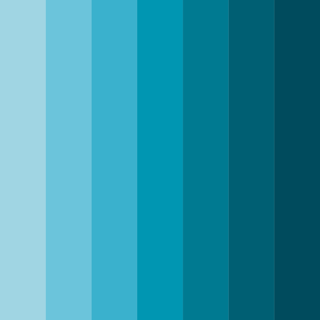 Download aqua horizon color palette PNG image (square)