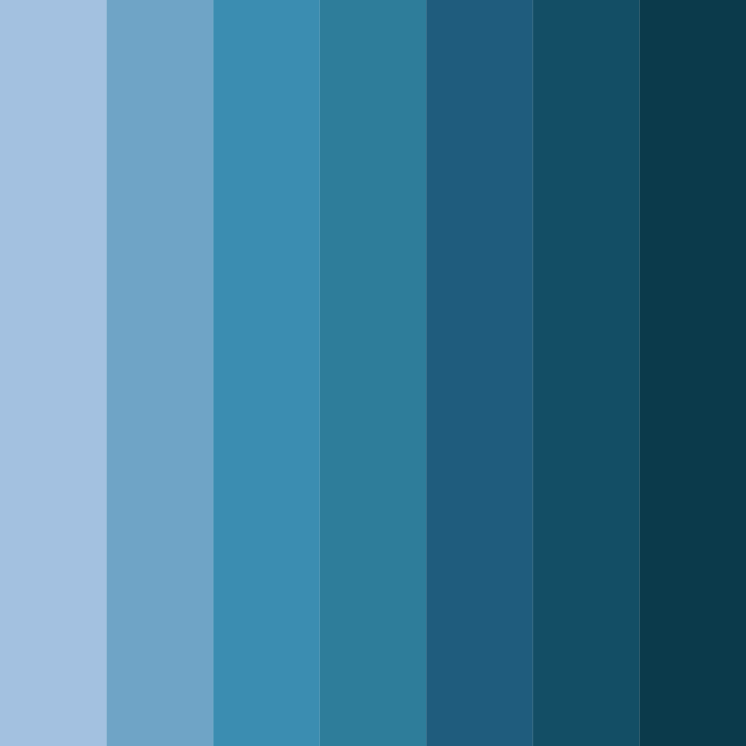 Download aqua horizon color palette PNG image (square)