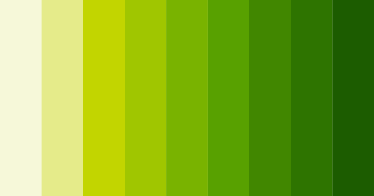 Download luminous greenery color palette PNG image (landscape)