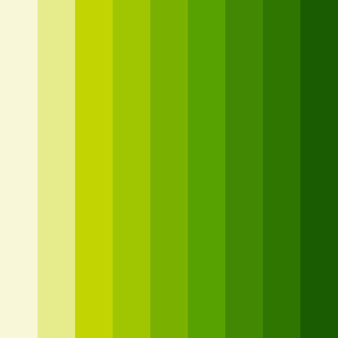 Download luminous greenery color palette PNG image (square)