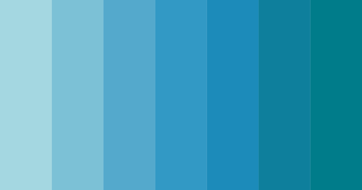 Download aqua horizon color palette PNG image (landscape)