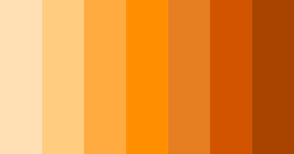 Download citrus harmony color palette PNG image (landscape)