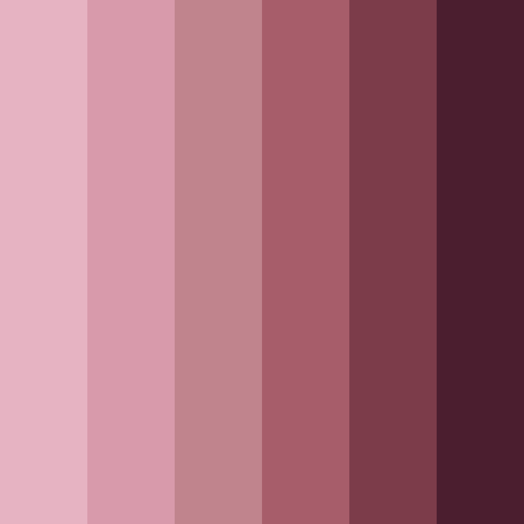 Download crimson vintage color palette PNG image (square)