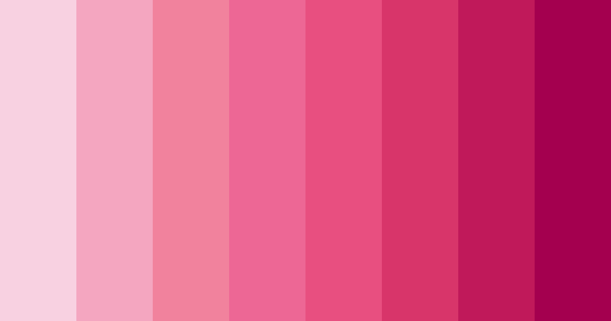 Download bright pink color palette PNG image (landscape)