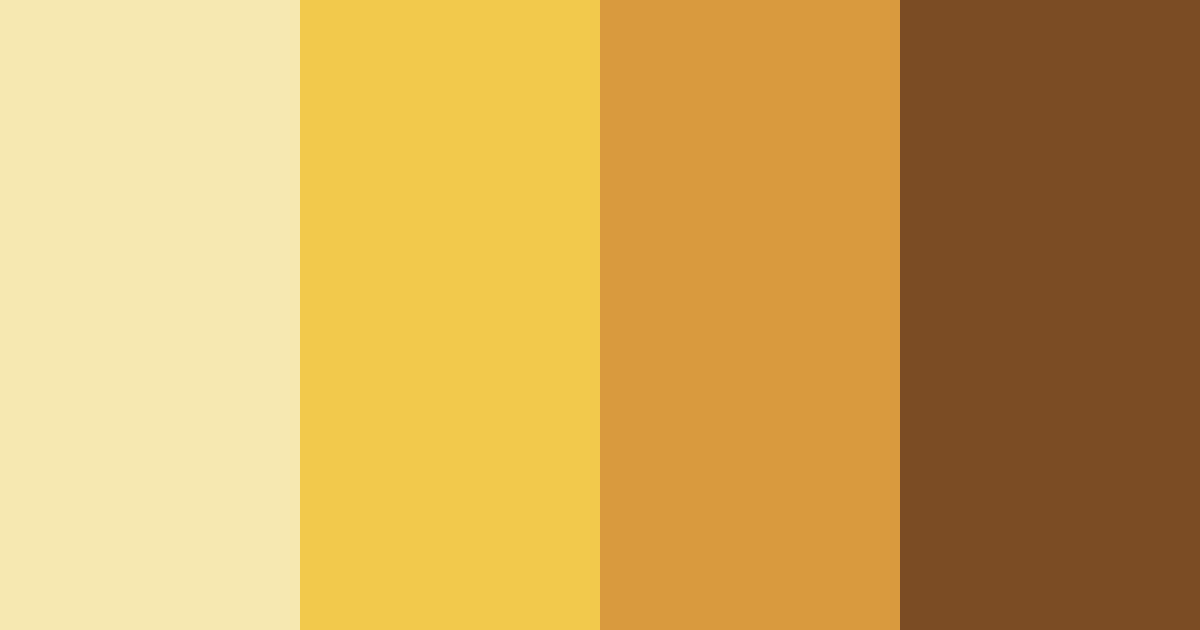 Download golden dawn color palette PNG image (landscape)